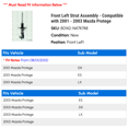thumbnail image 2 of Front Left Strut Assembly - Compatible with 2001 - 2003 Mazda Protege 2002, 2 of 2