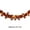 B, variant on LNOGEUPG Halloween Lighted Tinsel Wreath Garland, Waterproof Orange Purple Sparkling Fluffy Spiral Hanging Ribbon Strip with Warm LED Lights for Halloween Porch Ceiling Door Frame Atmosphere Layout