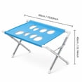 thumbnail image 2 of Foldable Pet Bathing Stand Mesh Grooming Table Dog Bathing Hammock Chair Stainless Steel Frame with Straps Travel Home Use, 2 of 4