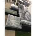 thumbnail image 4 of Island Gale® Outdoor Sectional Wicker Sofa Couch Grey Corner Sofa Table 5 PCS Patio Furniture, 4 of 7