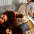 thumbnail image 3 of Monchhichi anti-pilling, suave, ligera, esponjosa y acogedora de lujo para hogar y cocina – Perfecta para niños y adultos,200X150cm, 3 of 6