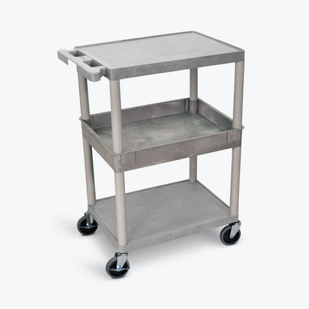 Luxor Flat Top/Bottom and Tub Middle Shelf Cart