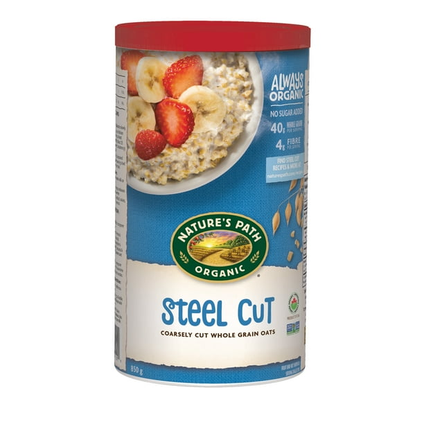 Nature's Path Organic Steel Cut Oatmeal 850g Canister Walmart.ca