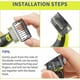 thumbnail image 4 of Peine guía Oneblade Comb para Philips OneBlade y OneBlade Pro, QP2530, QP2630, QP6620, QP6520, recortadoras de vello facial, cuchillas para barba, 4 piezas/juego, kit mixto (1/2/3/5 mm) esquí esquí Gafas de esquí, 4 of 5