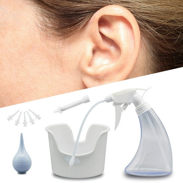 Kit de retrait de cérumen Nettoyant pour cérumen Système de bouteille de  lavage d'oreille pour adultes et enfants