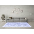 thumbnail image 3 of Ahgly Company Indoor Rectangle Abstract Blue Contemporary Area Rugs, 4' x 6', 3 of 4