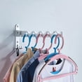 thumbnail image 4 of Stainless Steel Clothes Hanger - Wall Mount Folding Dryer Rack, 4 of 4
