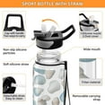 thumbnail image 3 of Seashell Blue Sport Bottle With Straw 1L/1000ml, 3 of 5