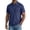 Navy #030, variant on Men's Polo Shirt Short Sleeve Collared Button Placket Classic Fit Lightweight Casual Golf Polo Shirt