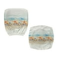 thumbnail image 6 of ZUXONGSY Beach Starfish Office Chair Cover 2 Packs Computer Office Chair Cover with Elastic Edge Polyester Chair Protector Cover Easy to Install Suitable for Home Desk Chair Decor, 6 of 7