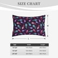 thumbnail image 4 of Lsque Peacock Feathers3 Pattern Pillow Case – Soft & Cozy Throw Pillow Cover, Hypoallergenic Cushion Case for Sleeping Women with Envelope Closure-20"x30", 4 of 6