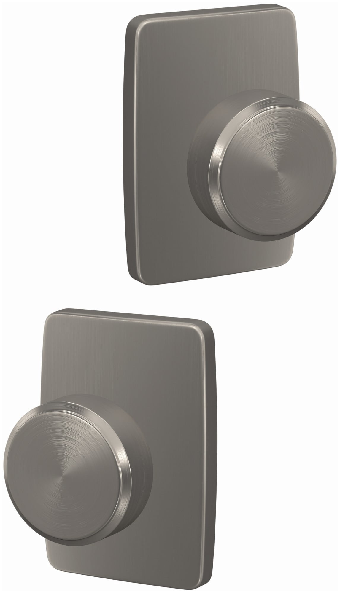 Schlage FC21SWA622GEE Custom Swanson Passage Or Privacy Door Knob Set - Black