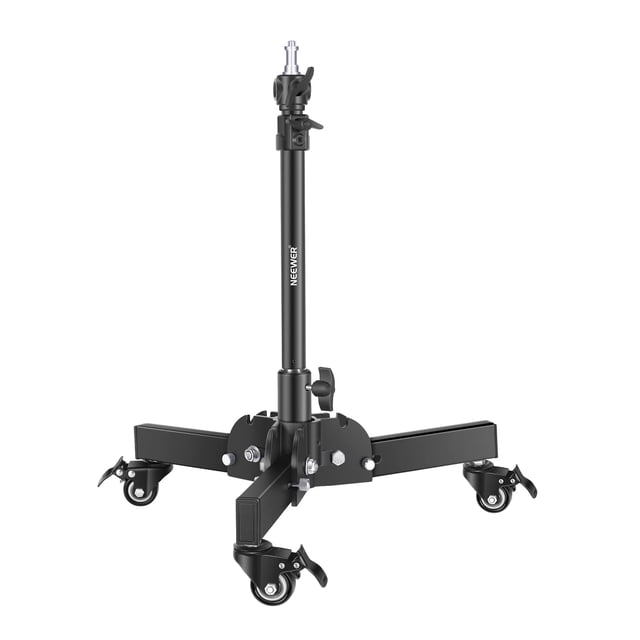 Soporte ligero de alta resistencia con ruedas de 72 cm de altura máxima