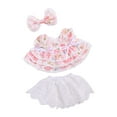 thumbnail image 4 of Chaleco de peluche, vestido, disfraz educativo DIY, falda corta para muñecas de 20 cm Rosa, 4 of 9