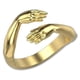 thumbnail image 5 of Jumpingount Anillo abierto Compromiso estético Abrazo Nudillo Joyería de mano Novias Novios Regalos personalizados Accesorios Plata Type1 NO1, 5 of 6