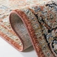 thumbnail image 6 of SAFAVIEH Silverado Ormonde Oriental Polyester Area Rug, Rust/Blue, 4' x 6', 6 of 9