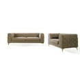 thumbnail image 6 of Chic Home Carlyle Sofa Linen Textured Upholstery Plush Tufted, 6 of 7