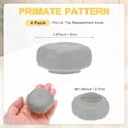 thumbnail image 3 of Uxcell 4-Pack Silicone Pot Lid Covers, 1.1" ID Universal Pot Lid Top Knob Heat Resistant Handle Caps [Gray, Primate Style], 3 of 6