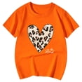 thumbnail image 4 of ibiyuan Girls Tshirts Crewneck Casual Short Sleeve Shirts for Girls Graphic Print Basic Tee Casual Family Vacation Trip Tee, 4 of 4