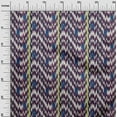 thumbnail image 2 of oneOone Coton Popeline Tissu Rayures & Chevron Ikat Tissu Imprimés par Yard 56 Pouces de Large, 2 of 4