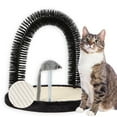 thumbnail image 1 of Cepillo con forma de arco Happi N Pets, autoaseo para gatos, con almohadilla de sisal, 1 of 7