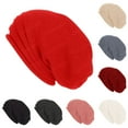 thumbnail image 4 of ZQUUVOU Men's and Women's Skull Caps Lightweight Slouch Solid Color Knitted Hats Fall Winter Stacking Caps Skull Beanie Cap White, 4 of 4