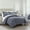 Navy, variant on Aurel 3 or 2 Piece Duvet Cover Set Herringbone Pattern