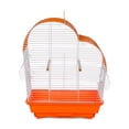 thumbnail image 4 of Prevue Pet Products Palm Beach Waterfall Roof Orange & White Bird Cage SP21003O/W, 4 of 8