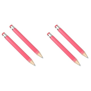 Pencil Buddies Short Thick HB Kids Pencils, Large Pencils For Toddlers,  Kindergarten, and all Beginners (Pink)