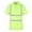 Yellow, variant on Men's High Visibility Sweatshirt - Pullover Hi Vis Hoodie - Reflective Short Sleeve - Safety Workwear