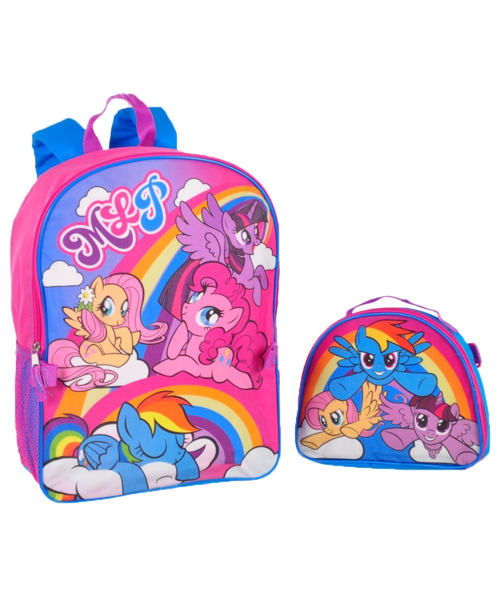 my little pony backpack and lunchbox