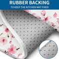 thumbnail image 4 of Pioneer Flower Floral Print Pattern Bathroom Rugs Sets 3 Piece,Toilet Cover Set,Absorbent Non Slip Bathroom Mats Sets with U-Shaped Contour Rug Toilet Rug Set, 4 of 5