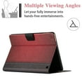 thumbnail image 4 of Fire HD 8 2020 Case for Kindle Fire HD 8 Plus(10th Gen 2020), Allytech Slim Kickstand PU Leather & Soft TPU Bumper Anti-Scratch Card Slots Case with Auto Sleep Wake for Amazon Fire HD 8", Red, 4 of 7