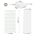 thumbnail image 4 of Homfa 6 Drawer White Dresser, Modern Storage Cabinet for Bedroom,Tall Chest of Drawers for Living Room, 4 of 11