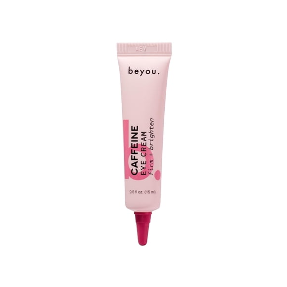 Beyou. Crema para ojos con cafeína para iluminar las ojeras + ojos hinchados + piel sensible - 0.5 fl oz