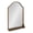 Gold, variant on Kate and Laurel Gramera Traditional Scalloped Wide Arched Wall Mirror with Ledge, 32 x 22, Black, Decorative Glam Arch Mirror with Display Ledge and Sleek Finish
