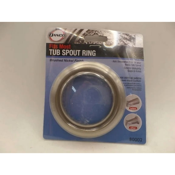 Danco 80002 Decorative Tub Spout Remodeling Ring In Brushed Nickel