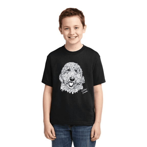 Golden Doodle Dog Lover Pet Owner Animal Lover Boys Graphic Youth T-Shirt