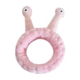 thumbnail image 3 of Cinturón de pelo con forma de caracol de dibujos animados, bonito cinturón para lavarse la cara, divertido accesorio de peluche para el pelo para niña, tocado a presión, 3 of 5