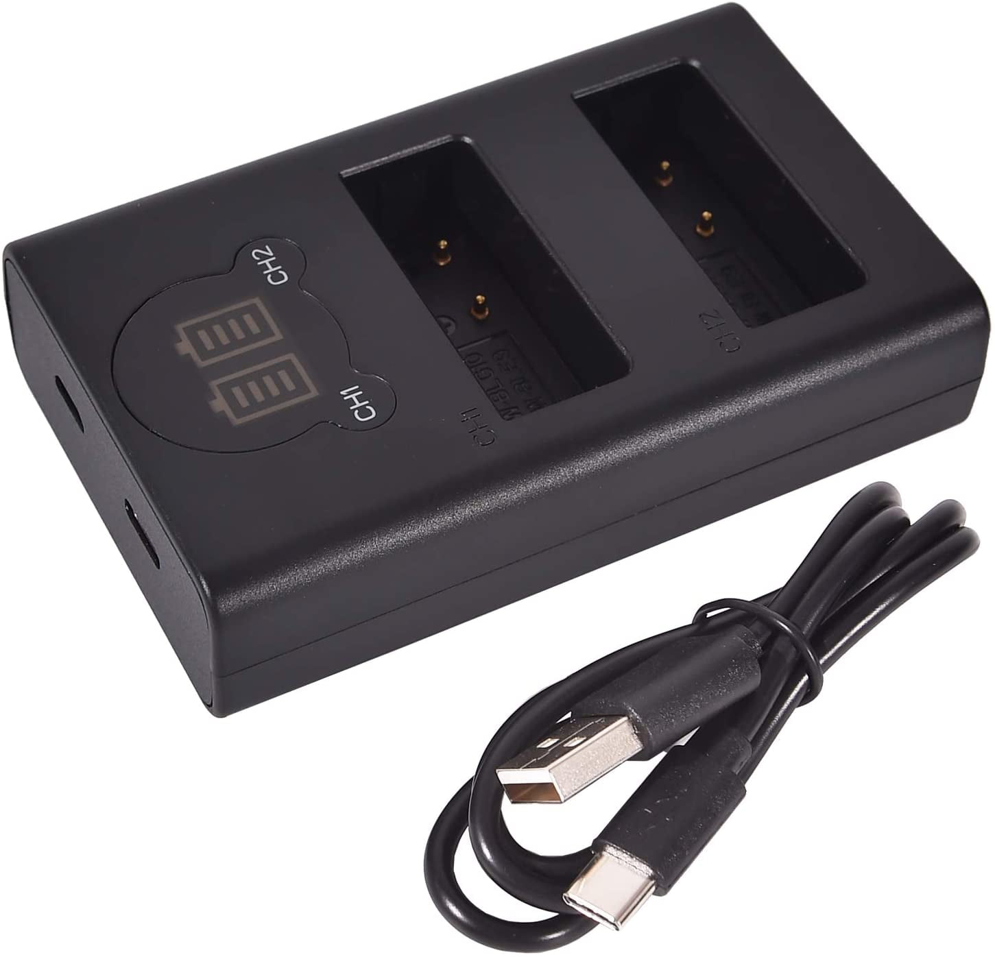 DSTE Replacement for DMWBLE9 Dual LCD Battery Charger Compatible