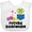 AA-White, variant on Inktastic Future Bookworm Boys or Girls Baby Bib