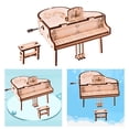 thumbnail image 1 of Caja de música de 3D DIY Grand Piano Puzzle Modelo mecáco de artesanía de Elegante adorno de escritorio para adultos y ños Hugo Cajas de música de madera, 1 of 10