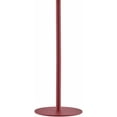 thumbnail image 3 of Boutique Rugs Terriente Contemporary Iron Bedside Table Lamp for Bedroom Nightstand - Modern End Side Lighting for Living Room - Red, Burgundy - 13" H, 3 of 7