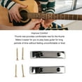 thumbnail image 3 of Bass Thumb Rest, Light Weight 2 Pcs Portable Wide Compatibility Plastic Bass Thumbrest  For String Instrument, 3 of 7