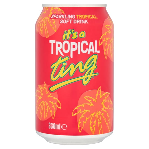 Ting Tropical Soda 330ml, Imported from Britain