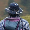 thumbnail image 2 of Fishing Hat Outdoor UV Sun Protection Wide Brim Cap with Removable Face Cover & Neck Flap for Men & Women(Camo Blue), 2 of 7
