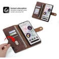 thumbnail image 6 of LINLIN Folio Case for Google Pixel 7, Wallet Phone Case, Premium PU Leather Case with Card Slot, Wrist Strap, Stylish and Elegant Contrasting Colors Flip Cover, 6 of 9