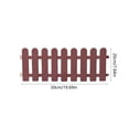 thumbnail image 3 of Plastic Garden Fence | Flower Bed Edging Border with Ground Stakes | Decorative Lawn and Pathway Barrier | Set of 1 for Yard, Patio, and Driveway Protection, 3 of 7