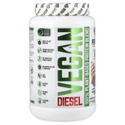 Perfect Sports Vegan Diesel, 100% Plant-Based Protein Blend, Vanilla Ice Cream, 1.5 lb (700 g)
