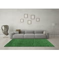 thumbnail image 3 of Ahgly Company Indoor Round Abstract Emerald Green Modern Area Rugs, 5' Round, 3 of 4